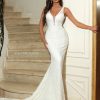 Brud TP Kjoler | Blonde Brudekjole Med Slaeb 700261 Ivory
