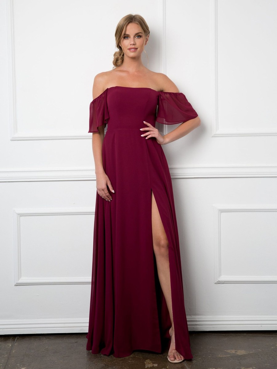 Kjoler TP Kjoler | Festkjole Med On Eller Offshoulder