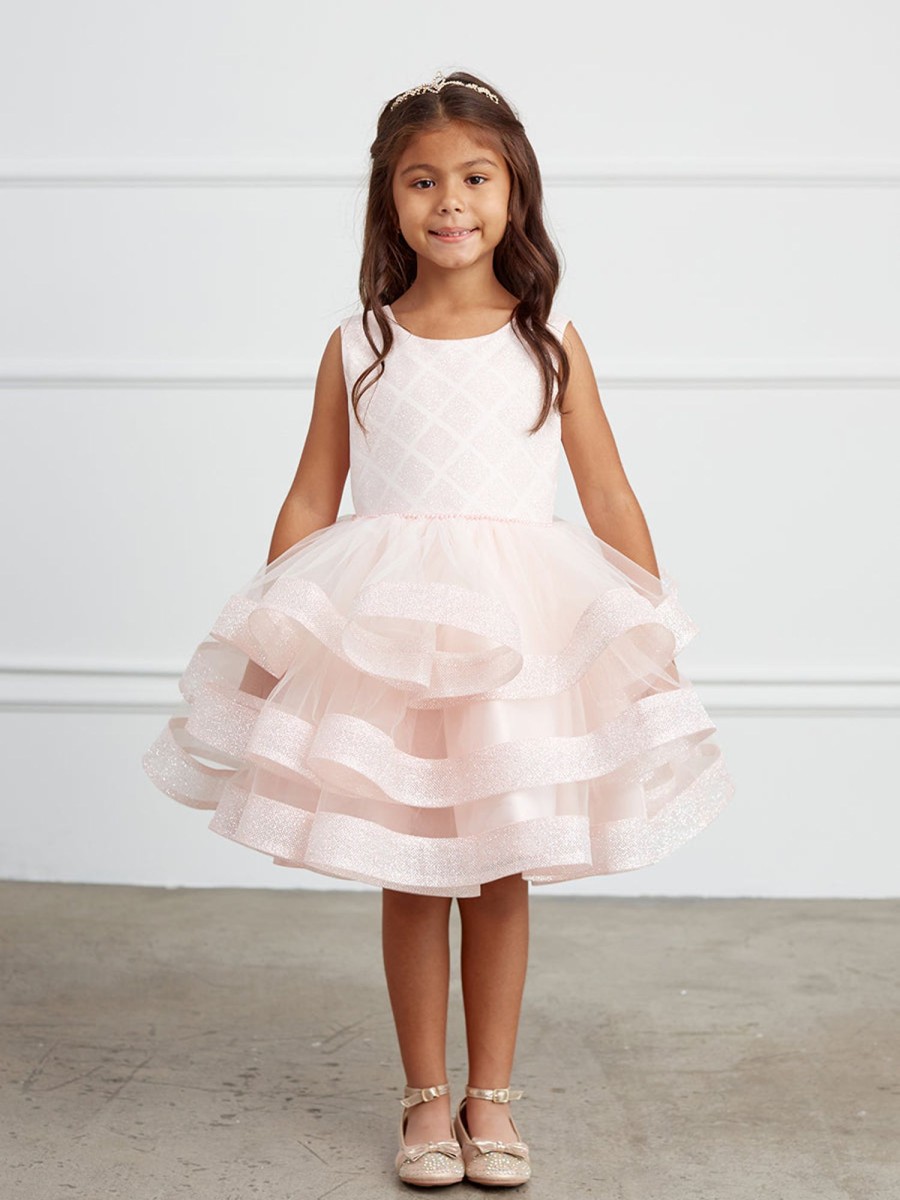 Bornetoj TP Kjoler | Bornekjole Med Ruffles Og Glitter