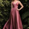 Kjoler TP Kjoler | Mauve Rose Satinkjole La Divine 7485